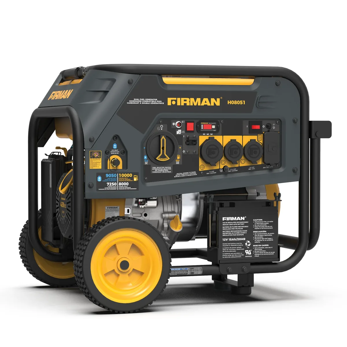 Firman H08051 Dual Fuel 8000W